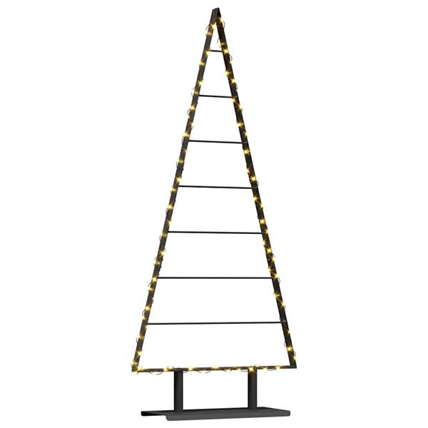 Grote foto vidaxl metalen kerstboom met standaard zwart 150 cm staal diversen overige diversen