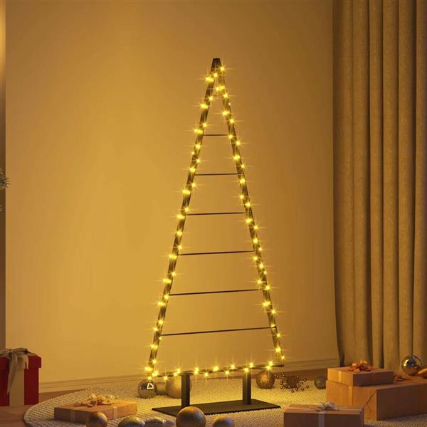 Grote foto vidaxl metalen kerstboom met standaard zwart 150 cm staal diversen overige diversen