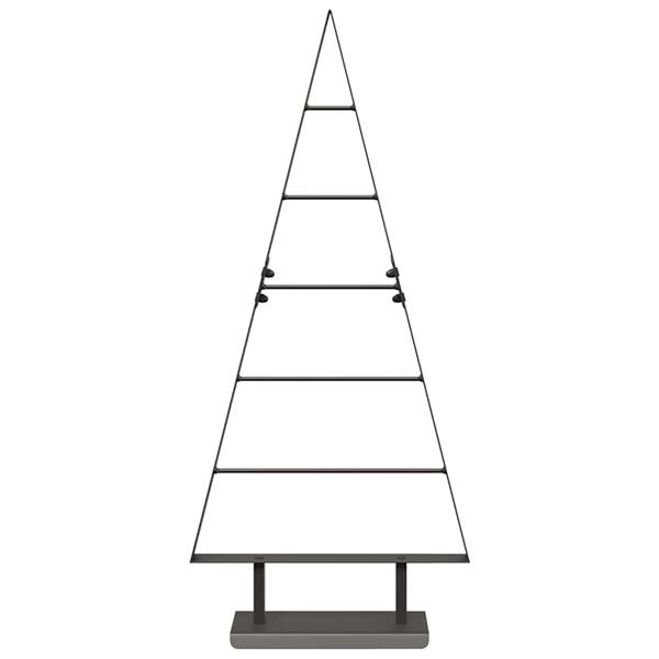 Grote foto vidaxl metalen kerstboom met standaard zwart 90 cm staal diversen overige diversen