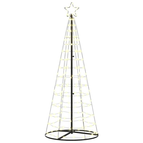 Grote foto vidaxl led kerstboom met 390 led met grondpennen warmwit 250 cm ijzer diversen overige diversen