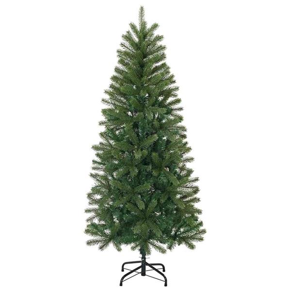 Grote foto vidaxl kunstkerstboom met standaard groen 150 cm pvc pe en staal diversen overige diversen