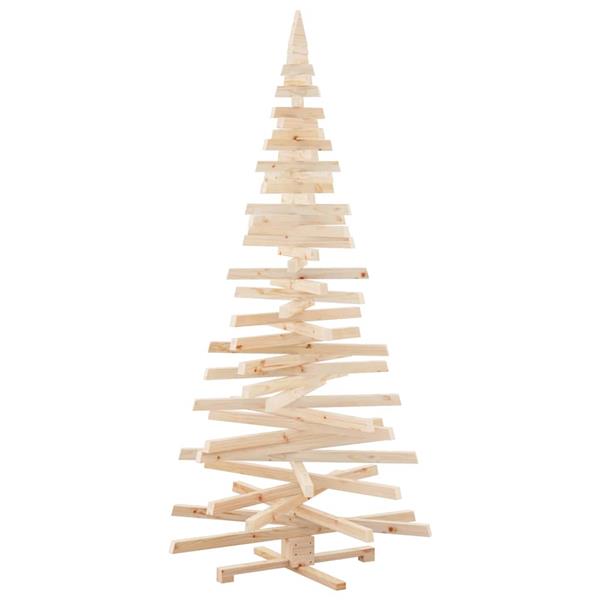 Grote foto vidaxl kerstbomen met standaard naturel 210 cm massief grenenhout diversen overige diversen