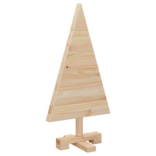 Grote foto vidaxl kerstbomen met standaard naturel 60 cm massief grenenhout diversen overige diversen
