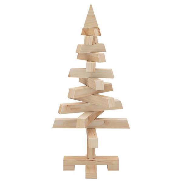 Grote foto vidaxl kerstbomen met standaard naturel 60 cm massief grenenhout diversen overige diversen