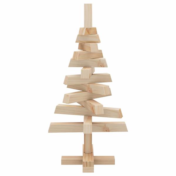 Grote foto vidaxl kerstbomen met standaard naturel 60 cm massief grenenhout diversen overige diversen