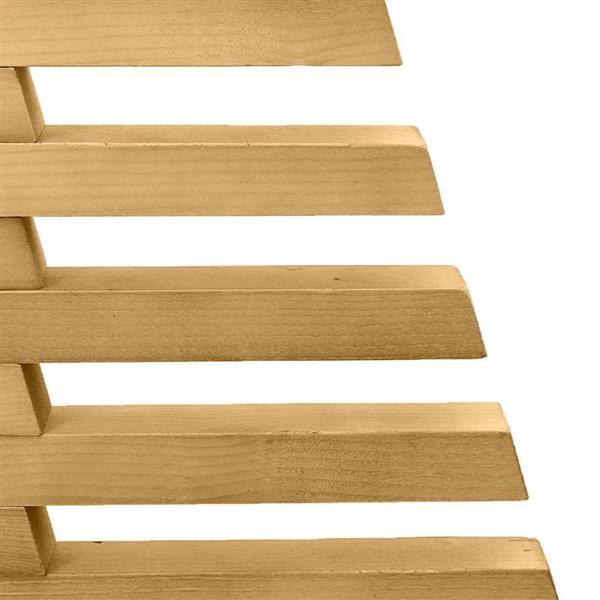 Grote foto vidaxl houten kerstboom met standaard bruin 60 cm massief grenenhout diversen overige diversen