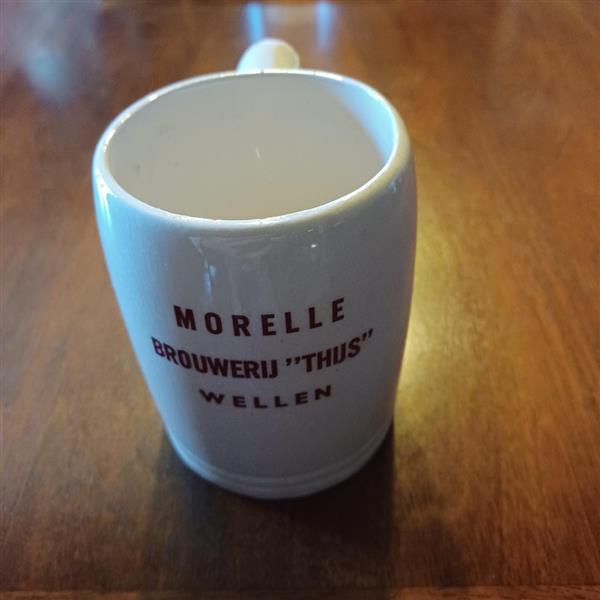 Grote foto stenen bierpot morelle verzamelen biermerken