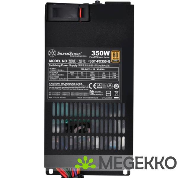 Grote foto silverstone fx350 g power supply unit 350 w flex atx zwart computers en software overige