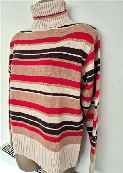 Grote foto rolkraagtrui in warme tinten medium kleding dames truien en vesten