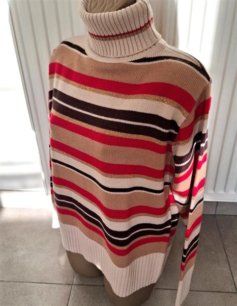 Grote foto rolkraagtrui in warme tinten medium kleding dames truien en vesten