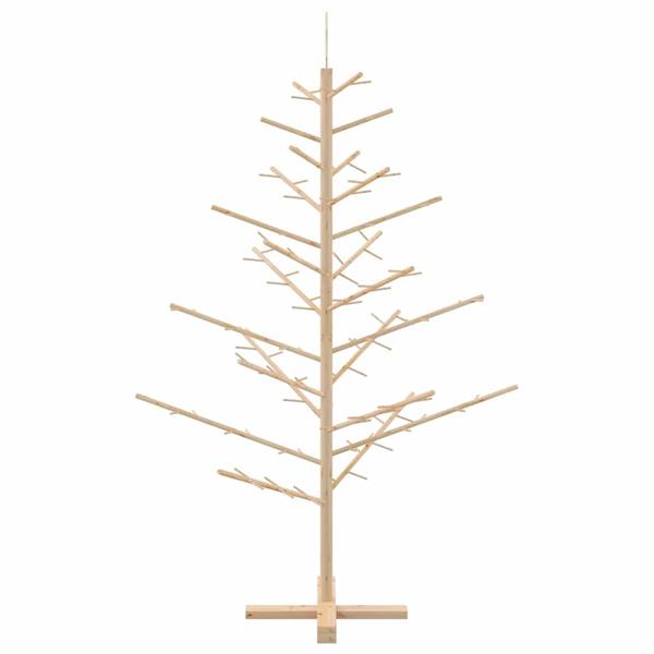 Grote foto vidaxl houten kerstboom naturel 150 cm massief grenenhout diversen overige diversen