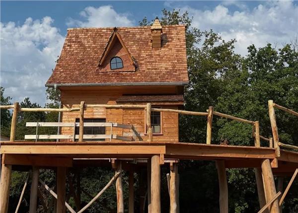 Grote foto boomhut met sauna 4 personen nieuw vakantie belgi