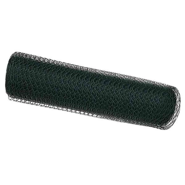 Grote foto vidaxl hexagon hek groen 0.8 x 10 m staal tuin en terras hekken en schuttingen