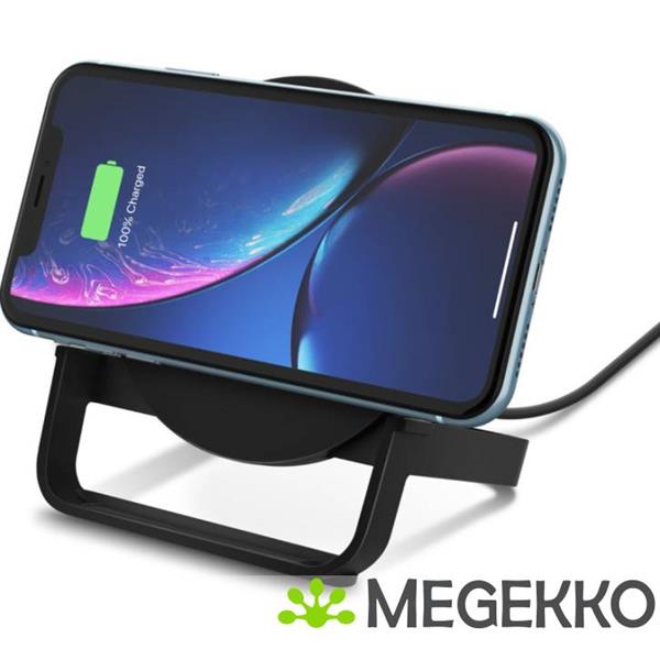 Grote foto belkin wib001vfbk wireless charging stand 10w micro usb audio tv en foto algemeen