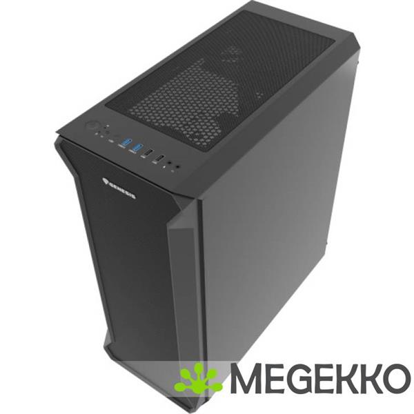 Grote foto genesis npc 1997 irid 505f midi tower in zwart computers en software behuizingen en kasten