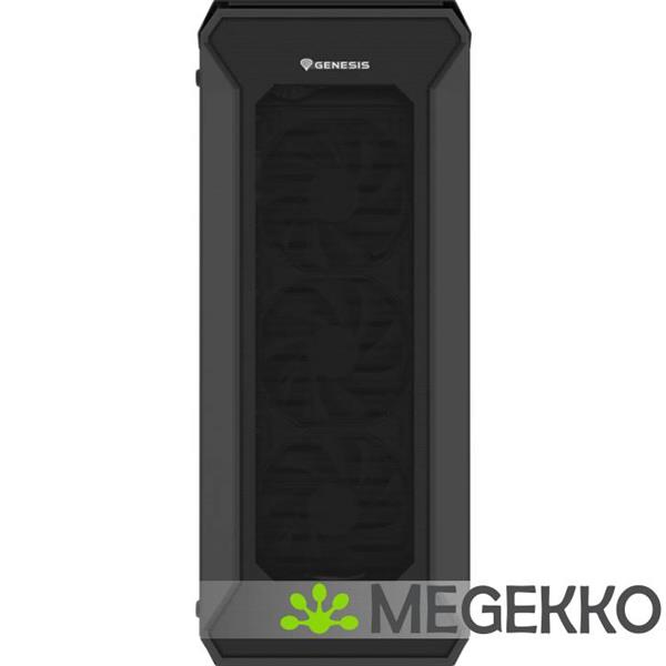 Grote foto genesis npc 1997 irid 505f midi tower in zwart computers en software behuizingen en kasten