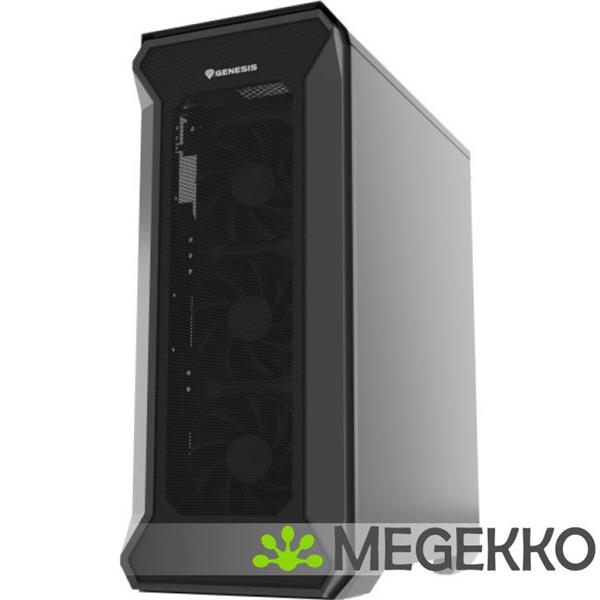 Grote foto genesis npc 1997 irid 505f midi tower in zwart computers en software behuizingen en kasten