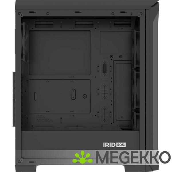 Grote foto genesis npc 1997 irid 505f midi tower in zwart computers en software behuizingen en kasten