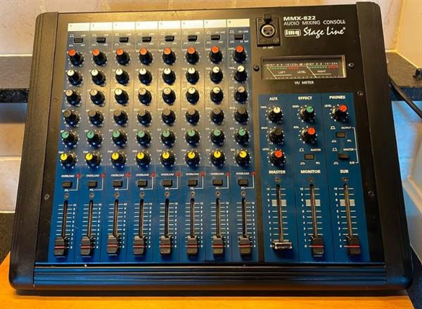 Grote foto stage line mmx 822 mengpaneel muziek en instrumenten mengpanelen