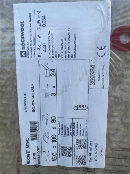 Grote foto isolatie rockfit mono doe het zelf en verbouw isolatie en afdichting