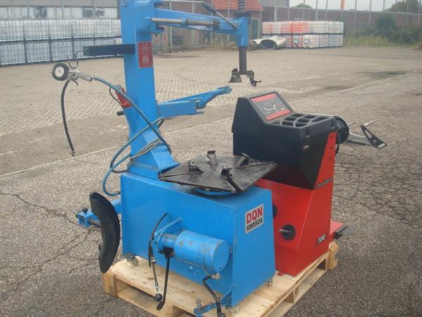 Grote foto banden apparaat du quesne 110 balanceermachine auto diversen gereedschap