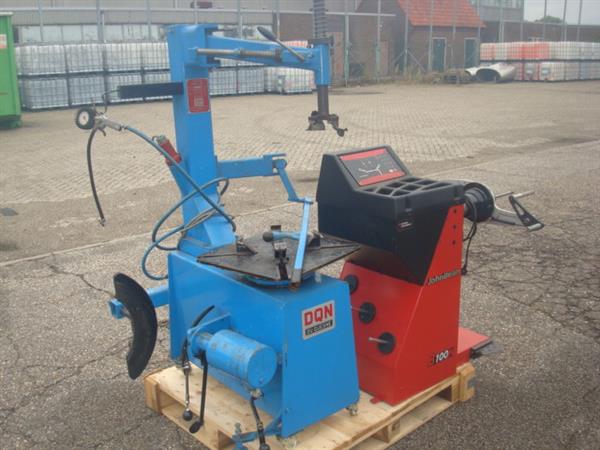 Grote foto banden apparaat du quesne 110 balanceermachine auto diversen gereedschap