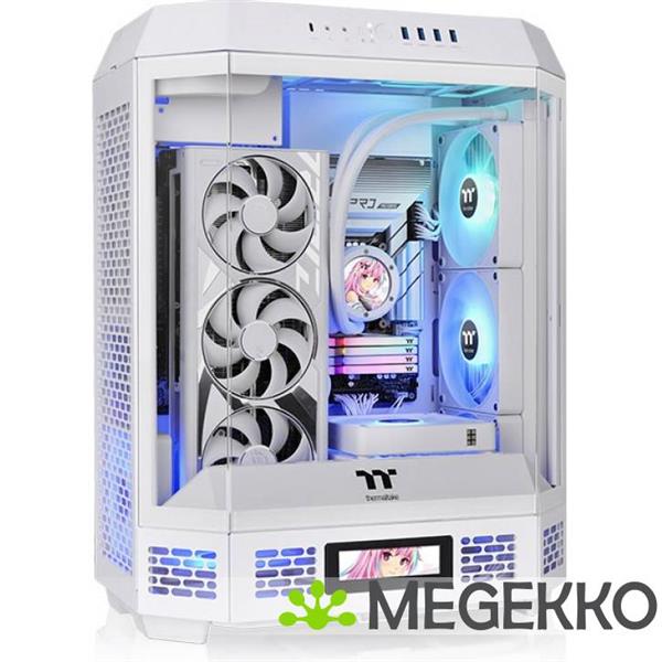 Grote foto thermaltake the tower 600 midi tower wit computers en software behuizingen en kasten