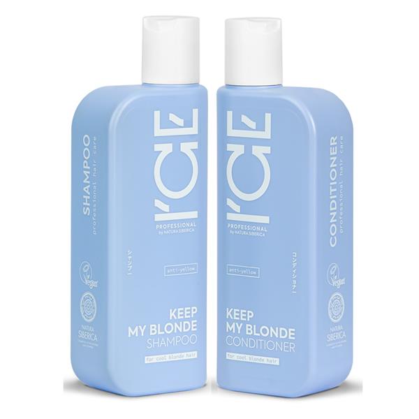 Grote foto ice professional duo set keep my blonde shampoo conditioner 2 x 250ml kleding dames sieraden