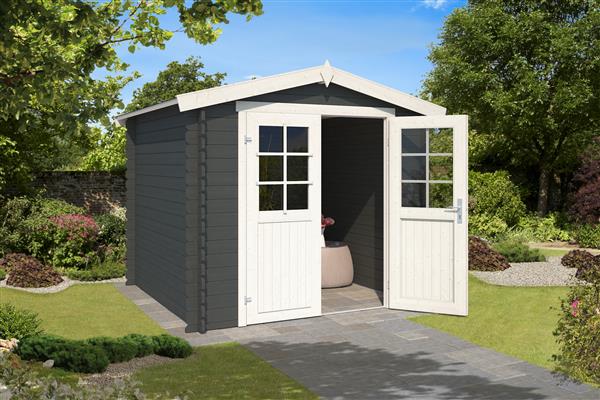Grote foto blokhut ingo 230x175 onbehandeld vuren tuin en terras tuinhuisjes en blokhutten