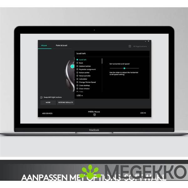 Grote foto logitech advanced corded m500s computers en software overige computers en software