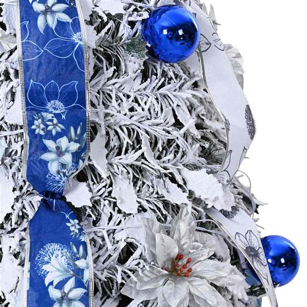 Grote foto vidaxl kunstkerstboom met 50 led met standaard wit 120 cm pvc diversen overige diversen