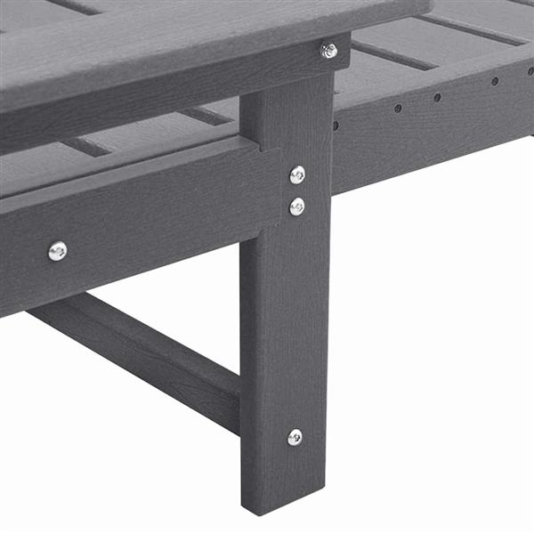 Grote foto vidaxl ligstoel lichtgrijs 73.5 x 92 x 90cm hdpe tuin en terras tuinmeubelen