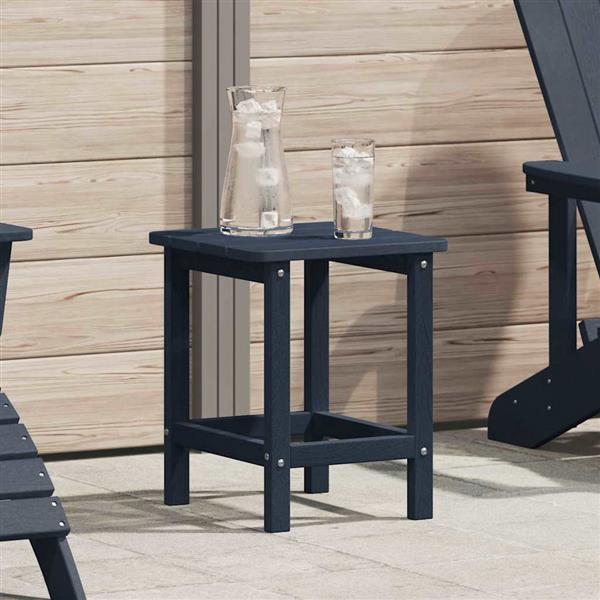 Grote foto vidaxl adirondack zij tafel marineblauw 38 x 38 x 46 cm hdpe tuin en terras tuinmeubelen
