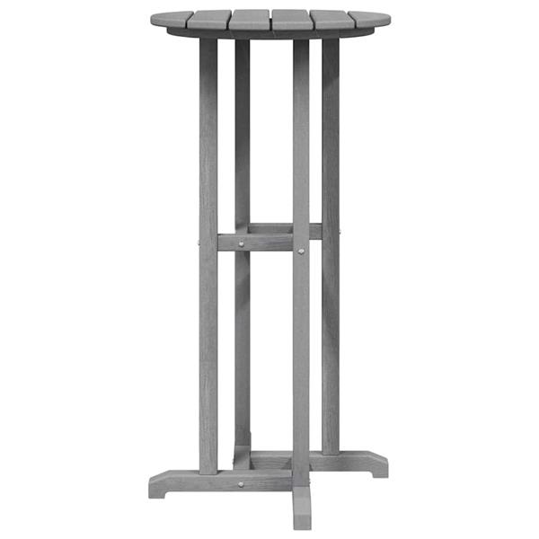 Grote foto vidaxl bartafel lichtgrijs 55 x 55 x 107 cm hdpe tuin en terras tuinmeubelen