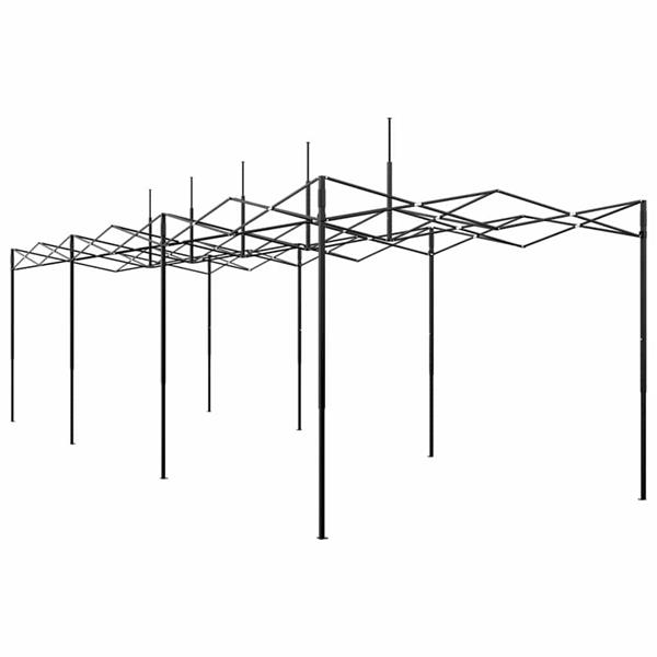 Grote foto vidaxl kas met pop up frame met dak groen 290 x 870 x 315 cm ijzer tuin en terras overige tuin en terras