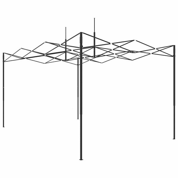 Grote foto vidaxl kas met dak groen 290 x 430 x 315 cm staal tuin en terras overige tuin en terras