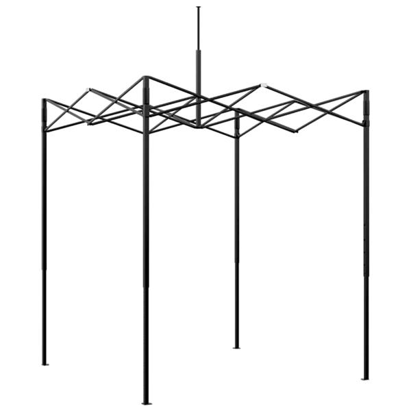 Grote foto vidaxl kas met pop up frame met dak groen 200 x 200 x 300 cm ijzer tuin en terras overige tuin en terras