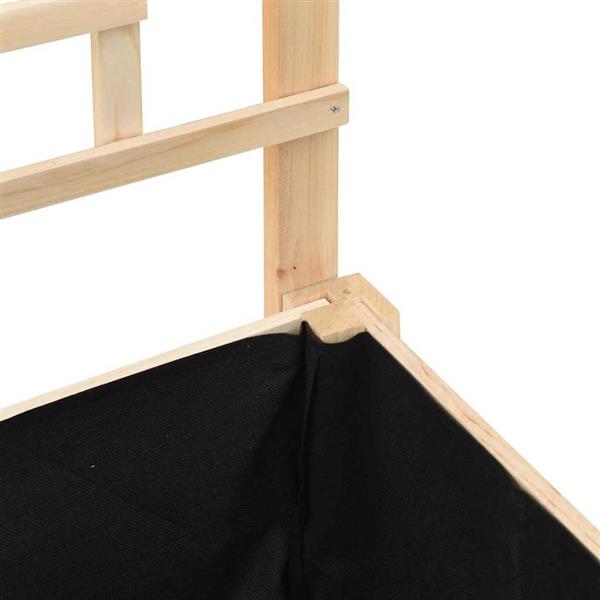 Grote foto vidaxl tuin bloempot beige 161 x 46 x 152.5 cm massief vurenhout tuin en terras overige tuin en terras