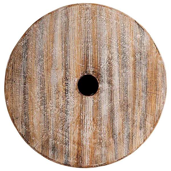 Grote foto vidaxl parasolvoet anders wit gewassen 34 x 40 cm massief hout tuin en terras overige tuin en terras