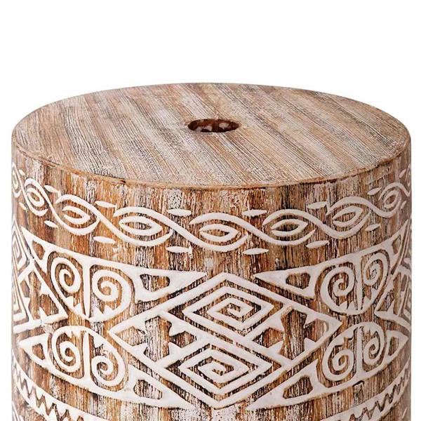 Grote foto vidaxl parasolvoet anders wit gewassen 34 x 40 cm massief hout tuin en terras overige tuin en terras