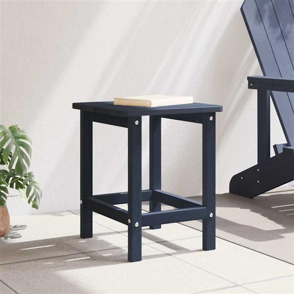Grote foto vidaxl adirondack zij tafel marineblauw 38 x 38 x 46 cm hdpe tuin en terras tuinmeubelen