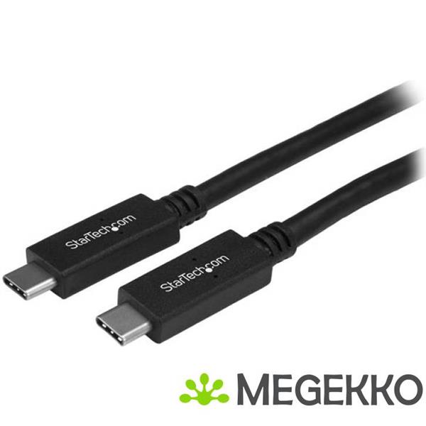 Grote foto startech.com usb 3.2 gen 2 10gbps 60w usb type c 0.5m computers en software overige computers en software