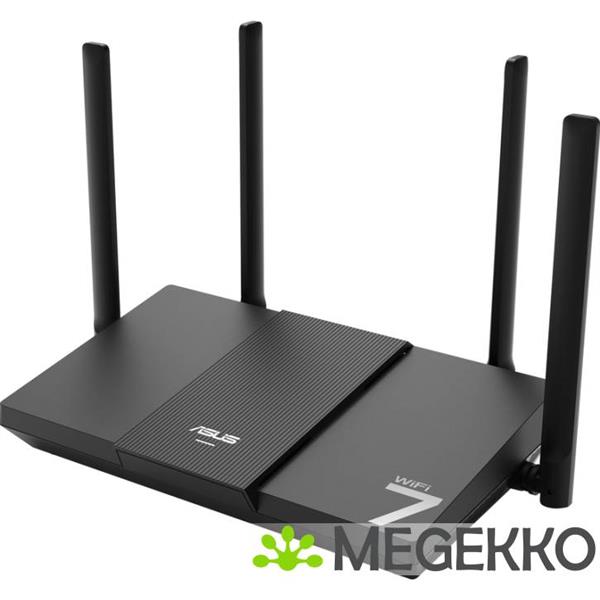 Grote foto asus rt be50 be3600 draadloze router 2.5 gigabit ethernet dual band 2.4 ghz 5 ghz zwart computers en software netwerkkaarten routers en switches