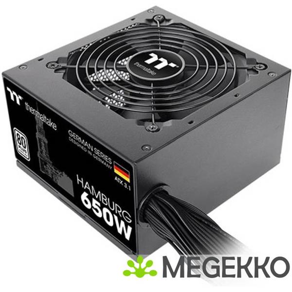 Grote foto thermaltake hamburg power supply unit 650w zwart computers en software overige