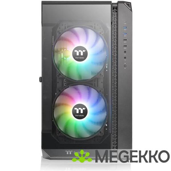 Grote foto thermaltake view 51 tempered glass argb zwart computers en software behuizingen en kasten