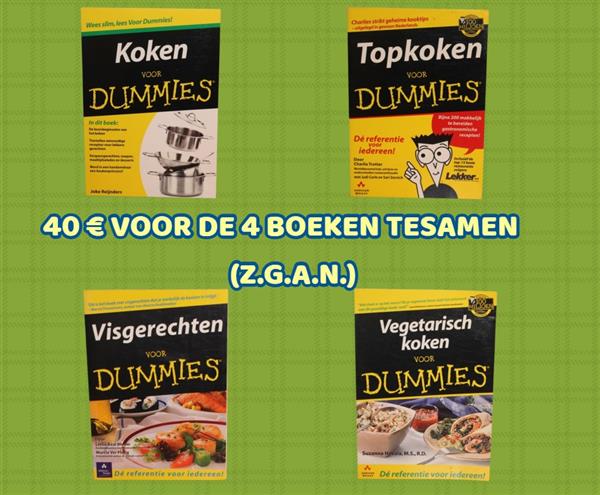 Grote foto een viertal kookboeken voor dummies in n koop boeken kookboeken