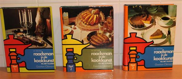 Grote foto de nieuwe raadsman in de kookkunst 3 delig boeken kookboeken