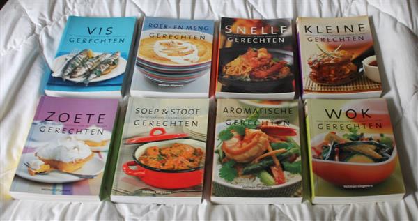 Grote foto kookboeken gerechten 8 delen boeken kookboeken