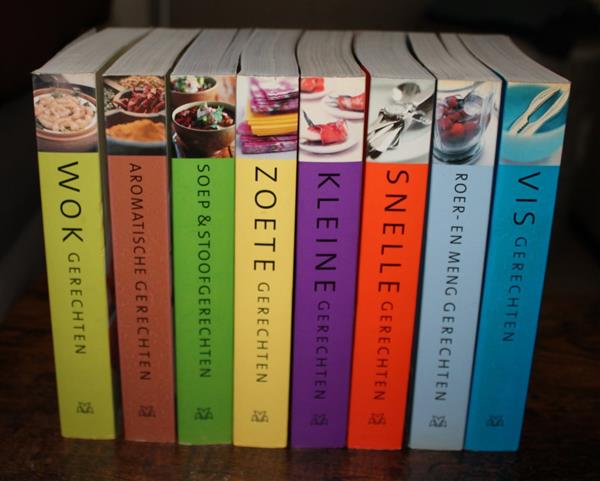 Grote foto kookboeken gerechten 8 delen boeken kookboeken