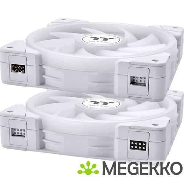 Grote foto thermaltake swafan ex12 argb computer behuizing luchtkoeler 12 cm wit 3 stuk s computers en software overige computers en software